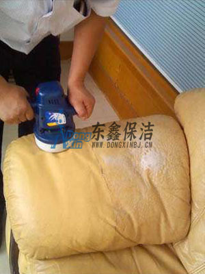 清洗沙發作業現場